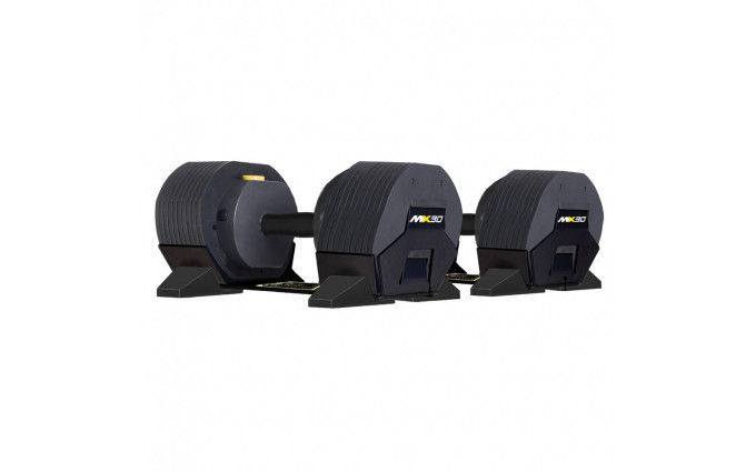 Гантели регулируемые MX Select MX30, вес 3.4-13.9 кг со стойкой Гантели регулируемые MX Select MX30, вес 3.4-13.9 кг со стойкой