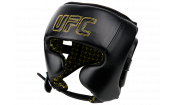 Шлем с защитой щек на шнуровке UFC (Черный - S)