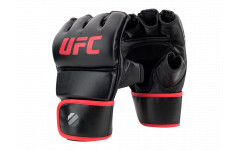 Перчатки MMA тренировочные 6 унций (Чёрные L/X) UFC